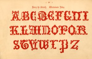 Hetedik Henrik. Westminster Abbey, 1862 alkotó: Unbekannt