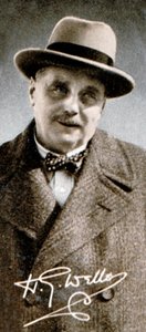 Herbert George HG Wells 1866-1946, angol író, 1935 alkotó: Unbekannt