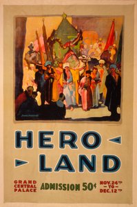 Hero Land poszter, New York, New York alkotó: Unbekannt