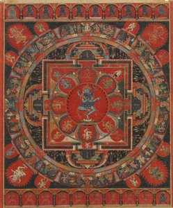 Hevajra Mandala, 15. század. alkotó: Unbekannt