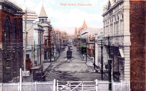High Street, Fremantle, Ausztrália, 1900-as évek alkotó: Unbekannt