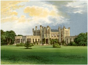 Highcliffe kastély, Dorset, a Waterford Marchioness otthona, 1880 alkotó: Unbekannt