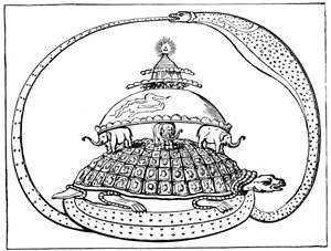 Hindu világegyetem-koncepció, 1880 alkotó: Unbekannt