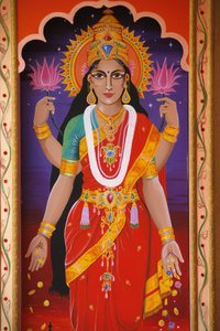 Laxmi hindu istennő, London, Nagy-Britannia alkotó: Unbekannt