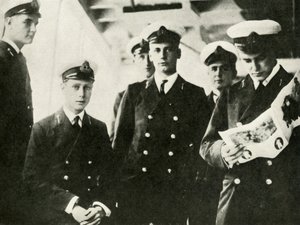 Őfelsége kadéttársai között ül, 1910-es évek, 1937. alkotó: Unbekannt