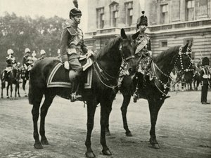 Őfelsége Gloucester hercegével, a színi csapatban, 1928, 1937. alkotó: Unbekannt