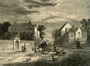 Holcrofts és a rendház, Fulham, 1878. alkotó: Unbekannt