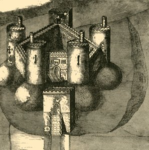 Holt-kastély, 1610-ben, 1898-ban. alkotó: Unbekannt