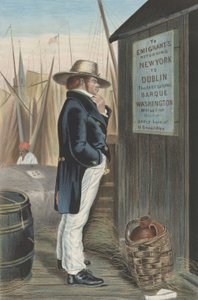 Homeward Bound New York, kb. 1860. alkotó: Unbekannt