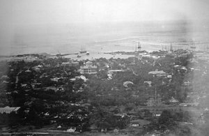 Honolulu kikötője, Hawaii, 1885 alkotó: Unbekannt