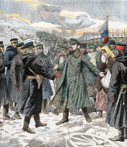 Tiszteletre méltó megadás, Port Arthur, orosz-japán háború, 1904-5 alkotó: Unbekannt