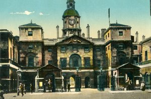 Horse Guards, Whitehall, London, 1910. alkotó: Unbekannt