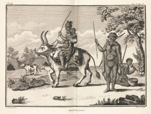 "Hottentots", Afrika alkotó: Unbekannt