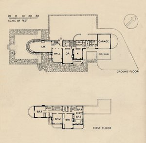 House at Burn Bridge, a néhai John Procter, F.R.I.B.A., 1942 alkotó: Unbekannt