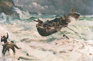 Hogyan jött haza a csónak 1886, c1902. alkotó: Unbekannt