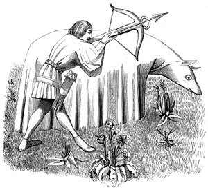 Hogyan vigyünk kendőt, hogy megközelítsük a vadállatokat, 1849. XV. század alkotó: Unbekannt