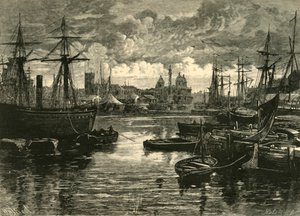 Hull, a dokkokból, 1898. alkotó: Unbekannt