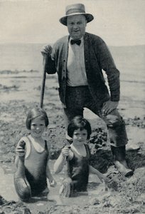 Hunting the Elusive Geoduck on Puget Sound, 1935 alkotó: Unbekannt