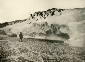 Jégvirágok az újonnan képződött tengeri jégen kora télen, c1908, 1909. alkotó: Unbekannt