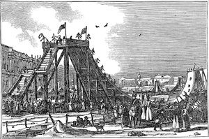 Jéghegy, mesterséges szánkópálya, Oroszország, 1833 alkotó: Unbekannt