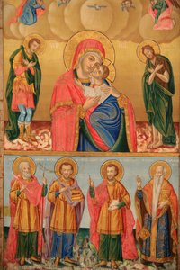 Ikon a Szent Dimitriosz ortodox templomban Thessalonique Görögországban alkotó: Unbekannt