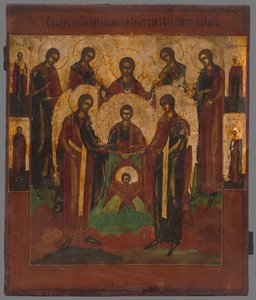 Ikon-Krisztus Emmanuel Krisztus a megtestesülés előtt alkotó: Unbekannt