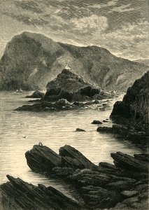 Ilfracombe – Kilátás a sziklákról a Capstone tövében, 1898. alkotó: Unbekannt