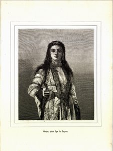 Az illusztráció Jerichau-Baumann, Erzsébet Változatos utazási képei könyvből származik, és a Forlagsbureauet kiadásában (Koppenhága, 1881) alkotó: Unbekannt