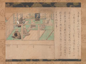 Honen Shuikotokuden-e illusztrált életrajza, kb. 1310-20. alkotó: Unbekannt