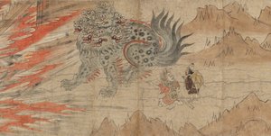 A Kitano Tenjin szentély illusztrált legendái Kitano Tenjin engi emaki, 13. század vége. alkotó: Unbekannt