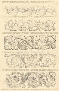 A javított papírmasé képkeretek illusztrált tarifája, szintén, Enriched Mou..., [1847-ről]. alkotó: Unbekannt