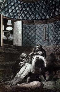 Illusztráció: Jules Verne: A Földtől a Holdig, 1865 alkotó: Unbekannt