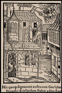 Illusztráció Sebastian Brant Bolondok hajója című könyvéhez, 1497. alkotó: Unbekannt