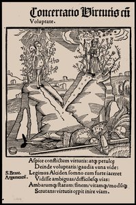Illusztráció Sebastian Brant Bolondok hajója című könyvéhez, 1497. alkotó: Unbekannt