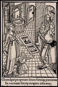 Illusztráció Sebastian Brant Bolondok hajója című könyvéhez, 1497. alkotó: Unbekannt