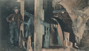 In a Rand Mine – Tipler vége, XX. század eleje. alkotó: Unbekannt