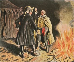 A Bunzelwitz táborban, 1761. szeptember 1936. alkotó: Unbekannt