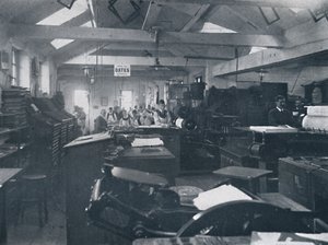 A Komponáló szobában, 1916 alkotó: Unbekannt