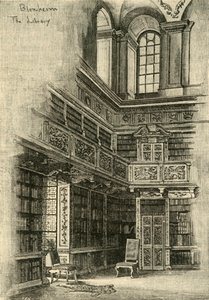 A könyvtárban 1870, 1898. alkotó: Unbekannt
