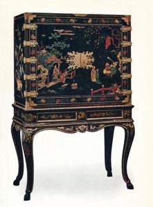 Bekarcolt lakkozott szekrény, c1680, 1910. alkotó: Unbekannt