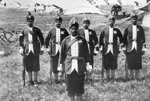 Indiai csapatok a fronton, első világháború, 1914-1918, c1920 alkotó: Unbekannt