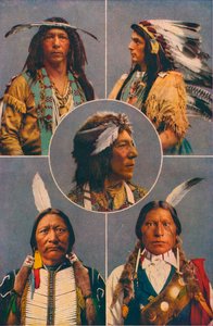 Észak-Amerika indián típusai, 1909 alkotó: Unbekannt