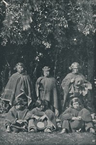 Indiánok Chiloe szigetéről, 1916 alkotó: Unbekannt