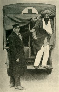Megsérült indiai katona, első világháború, 1914, 1920 körül. alkotó: Unbekannt