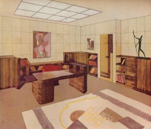 A belső teret a DIM Decoration Interieure Moderne tervezte és kivitelezte, c1930 alkotó: Unbekannt