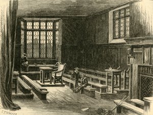 A régi iskolaszoba belseje, 1898. alkotó: Unbekannt
