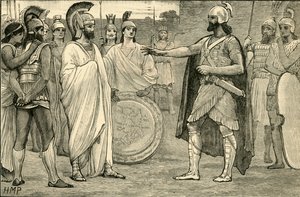 Interjú Agesilaus és Pharnabazus között, 1890. alkotó: Unbekannt