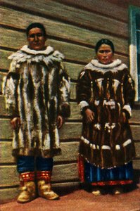 Inuitok Alaszkából, Észak-USA-ból, 1928. alkotó: Unbekannt