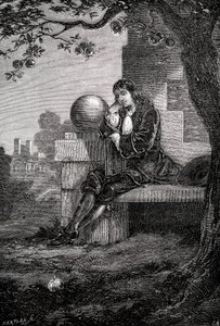 Isaac Newton angol tudós és matematikus, 17. század c1880 alkotó: Unbekannt