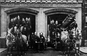 Islington tűzoltóság, London, 1901, 1951 alkotó: Unbekannt